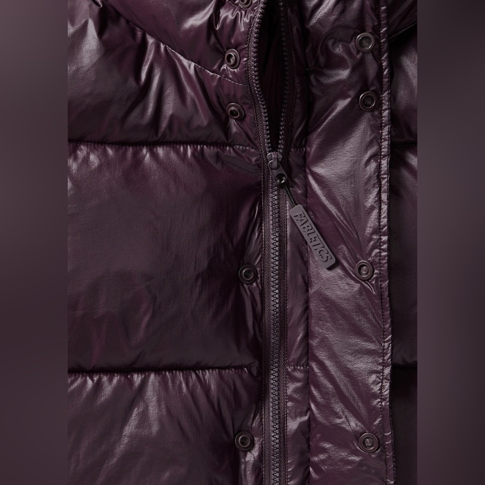Fabletics Purple Puffer Jacket - image 3